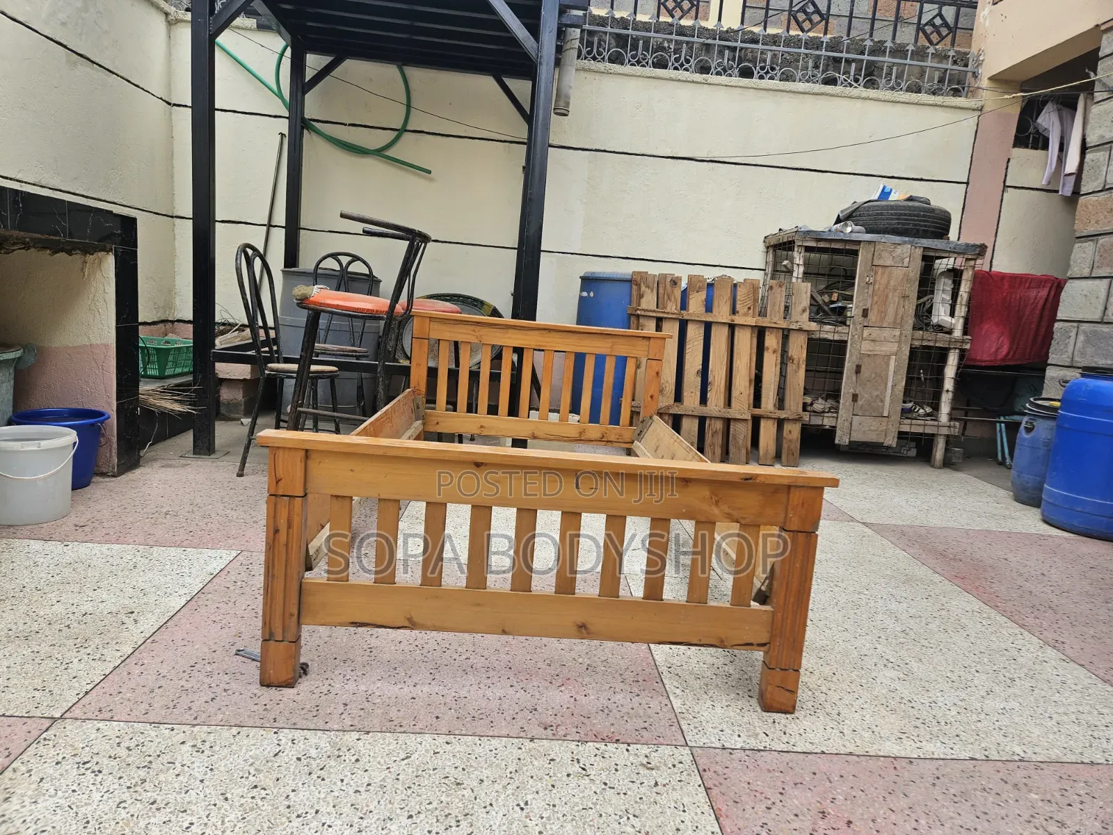 Wooden Bed