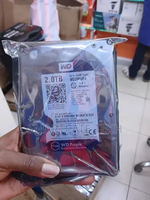WD Purple 2TB Surveillance Hard Drive for Home and Business Security