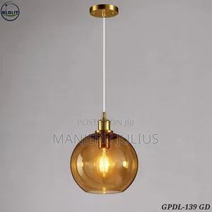 Tinted Glass Pendant Light