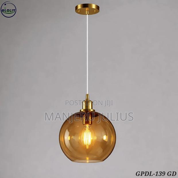 Tinted Glass Pendant Light