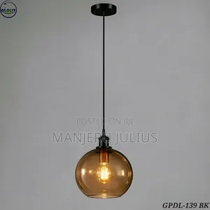 Tinted Glass Pendant Light