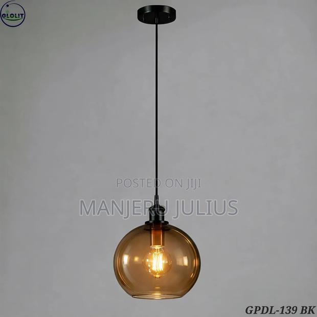 Tinted Glass Pendant Light - thumbnail 2
