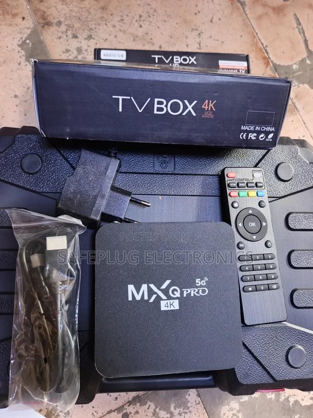 MXQ Pro 4K 5G Smart Android TV Box (With Remote & HDMI) - main view
