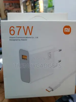 Xiaomi Original 67W Turbo Charge Fast Charger With USB-C Cable