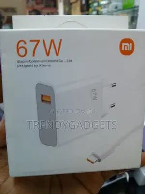 Xiaomi 67W Turbo Fast Charge Wall Adapter for Xiaomi Smartphones