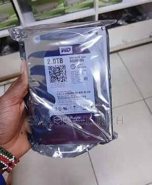 WD Purple 2TB CCTV Hard Drive for Security Camera Recording