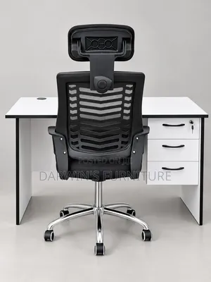Executive Office Chair and Office Table