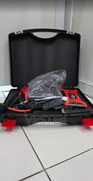 Multi-Function Portable Car Battery Jump Starter & Air Pump Kit