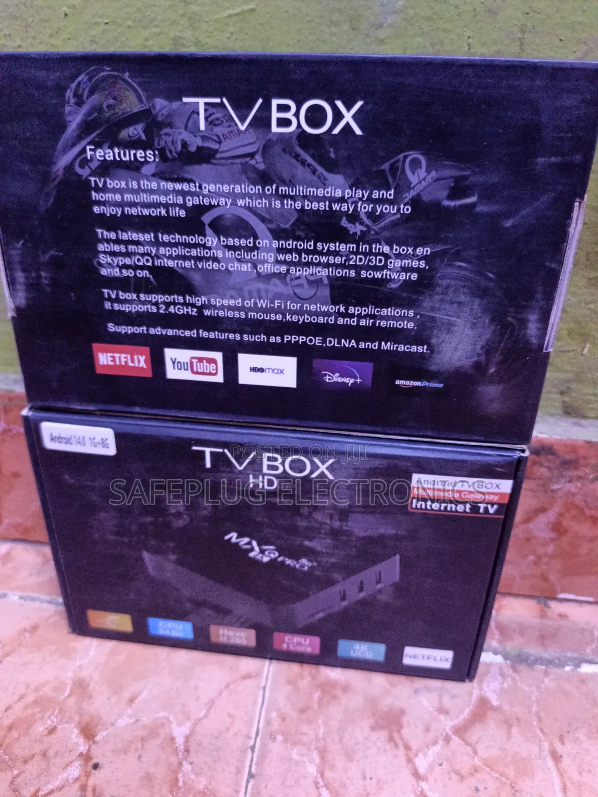 MXQ Pro 4K 5G Android Box for Netflix, YouTube & Streaming