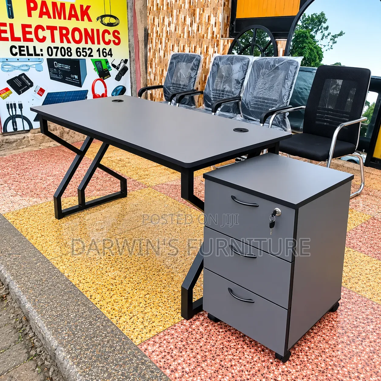 Black Metallic Table