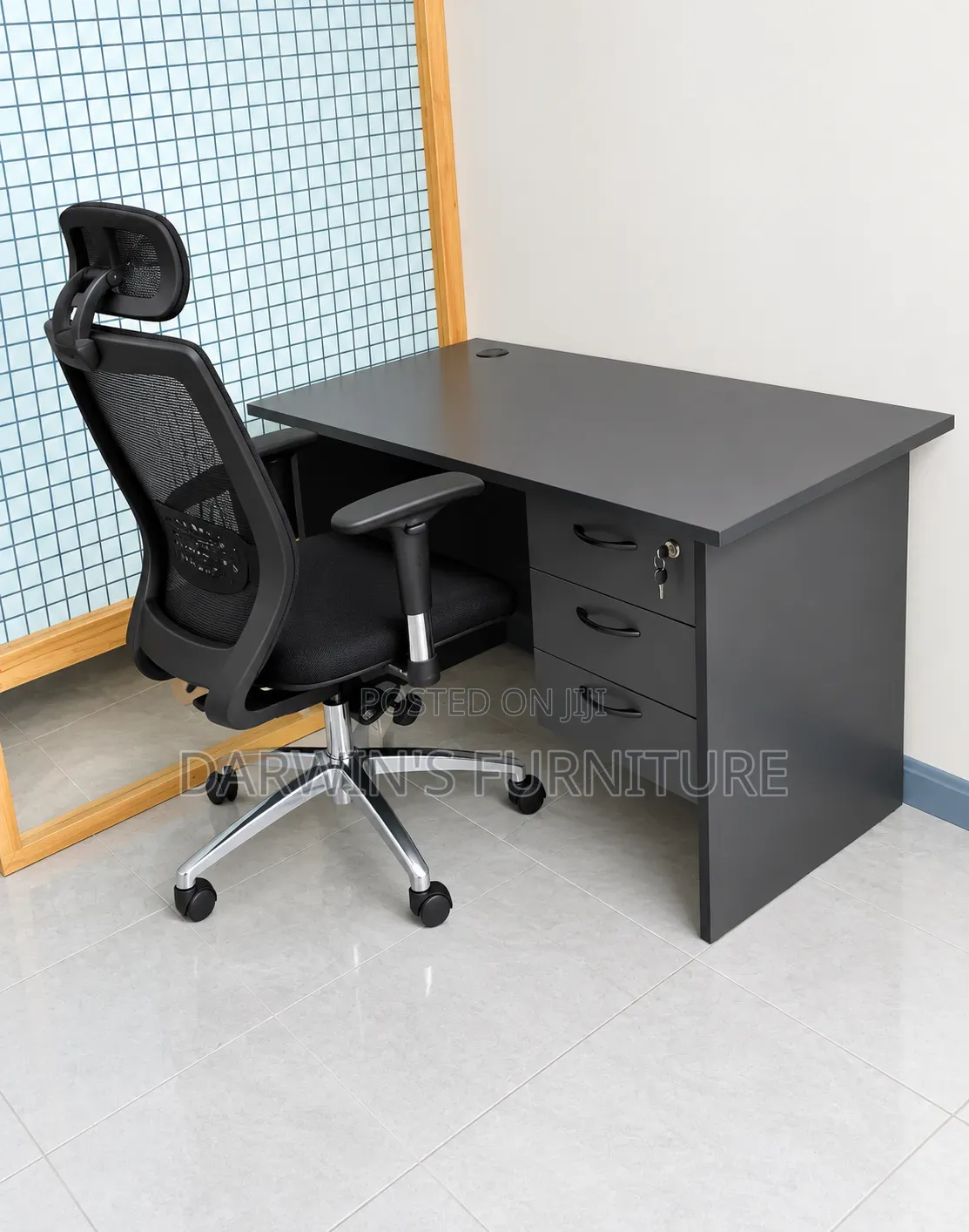 Office Chair and Office Table