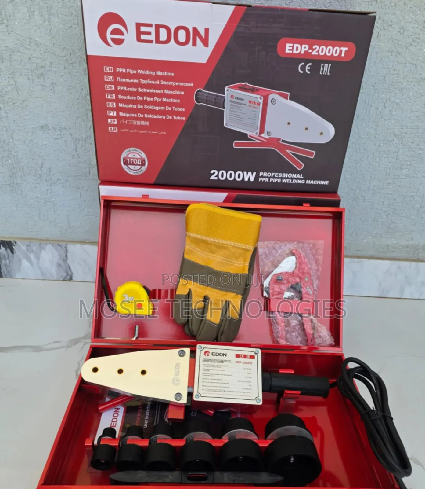 Edon PPR Pipe Fusion Welding Machine 2000 Watts