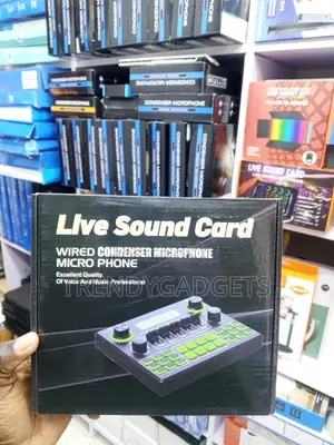 V9 Professional Live Sound Card for Streaming and Podcasting