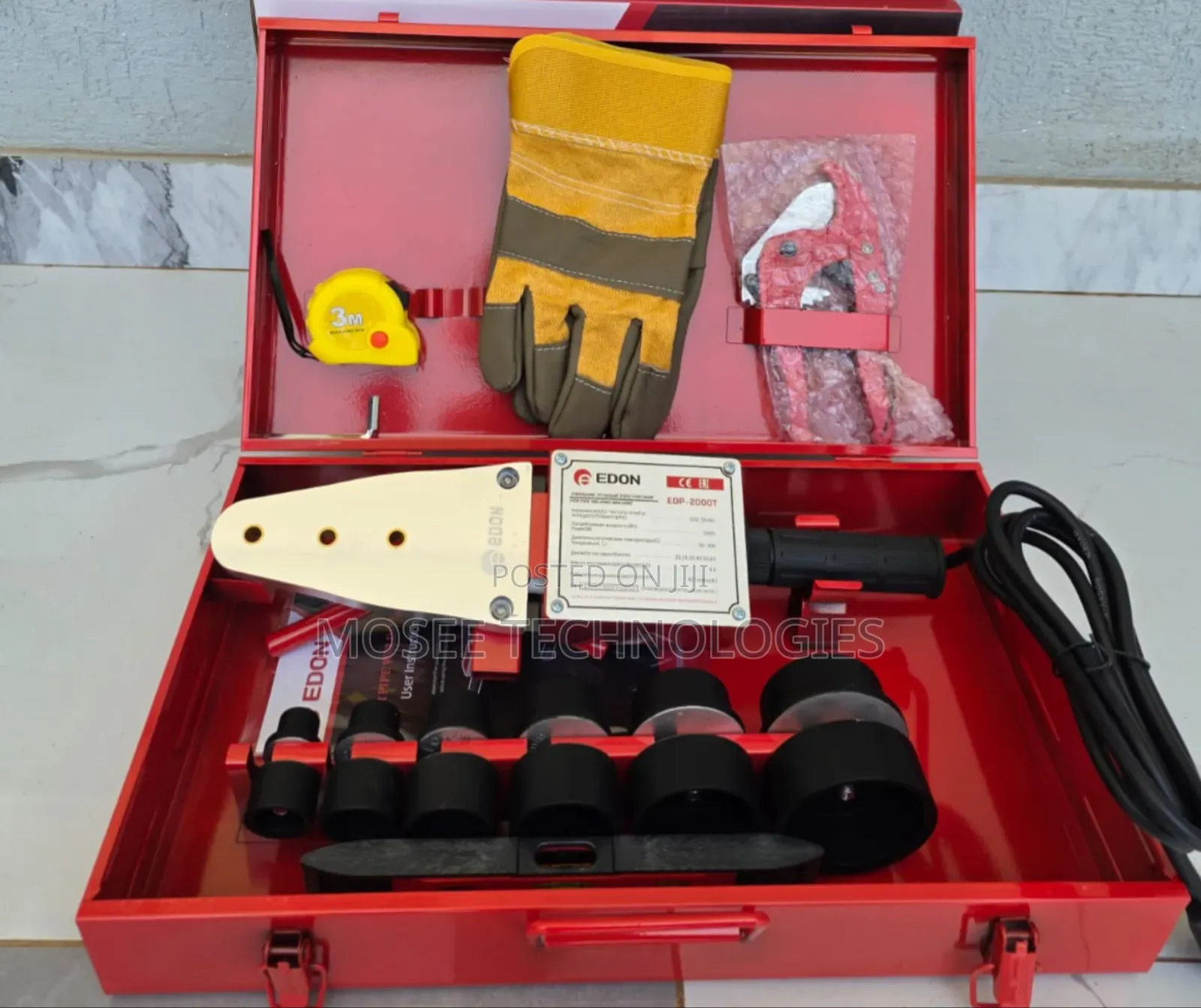EDON 2000W Pipe Welder With Metal Storage Case