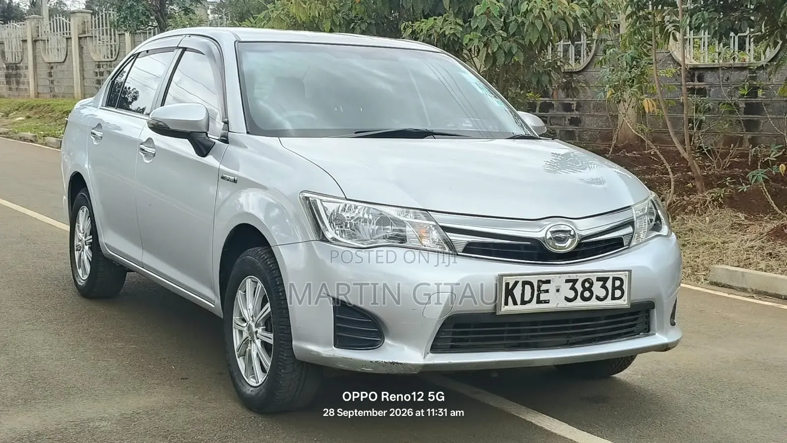 Toyota Axio 2014 Silver