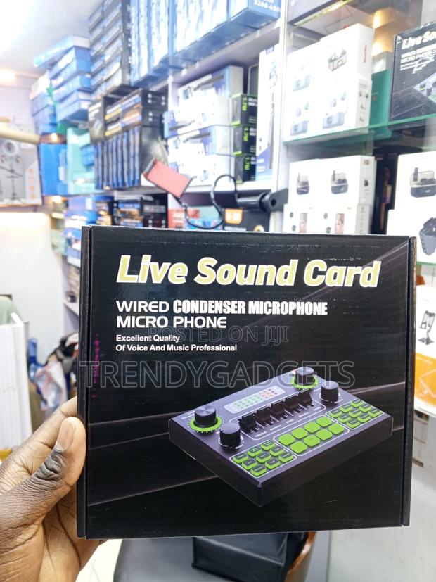 Portable V9 Sound Card Audio Interface for Content Creators - thumbnail 2
