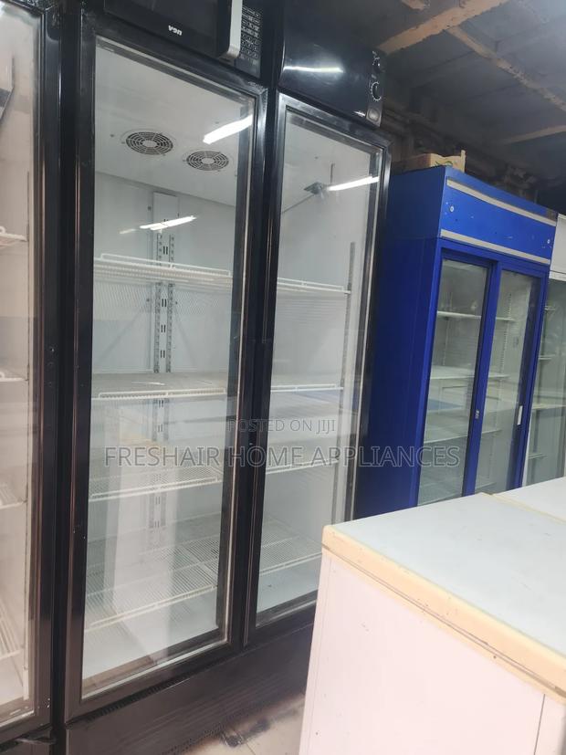 Black Unique Cooler Display Fridge B100 L - main view