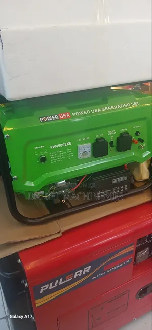 Pawer Usa Genera Ting Set Pw4500xe 5.0kva Start