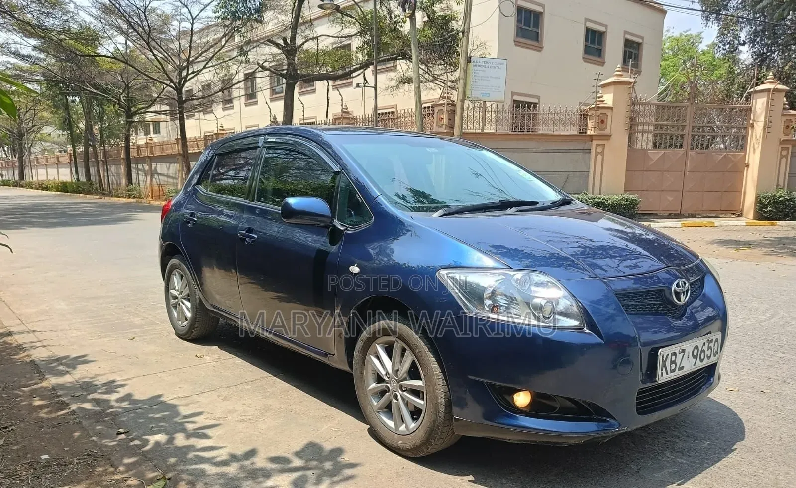 Toyota Auris 2008 Blue