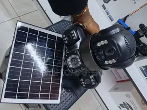 360° PTZ Triple Lens Camera With Solar Powered Battery Charging