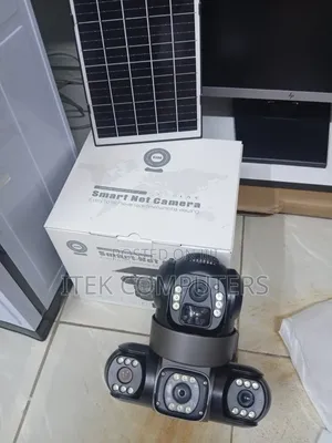 Solar Powered Triple Lens PTZ Camera for Remote Phone Monitoring