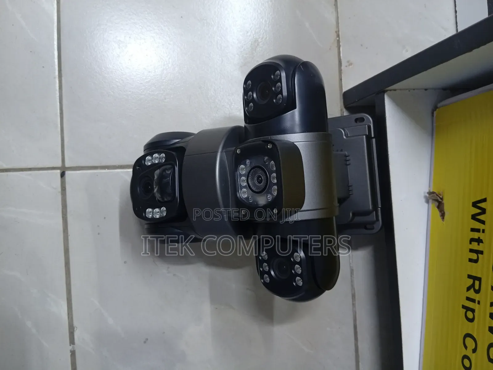 Outdoor Triple Lens Solar Security Camera for Gardens and Driveways