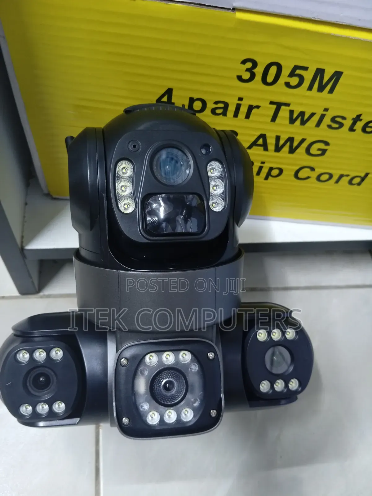 Solar WiFi Triple Lens CCTV With Motion Detection and Alerts