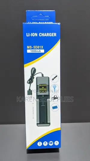 Single-Slot USB Li-Ion Battery Charger