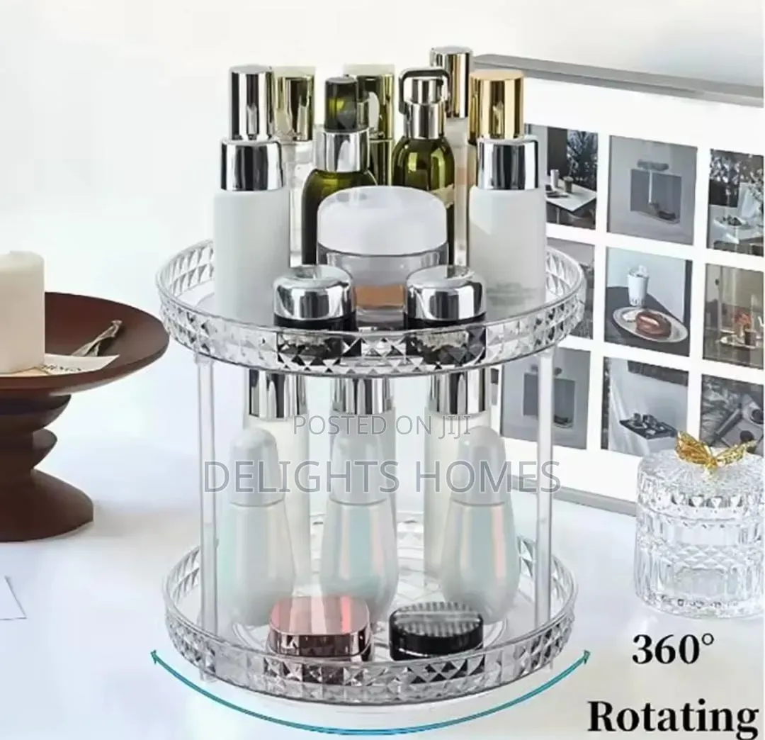Diamond Acrylic Rotating Lazy Susan-Nj