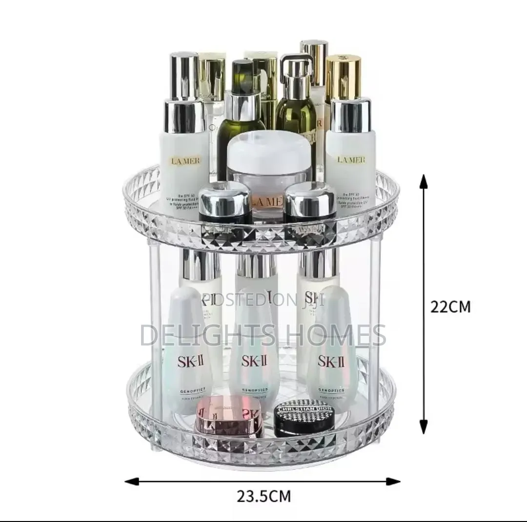 Diamond Acrylic Rotating Lazy Susan-Nj