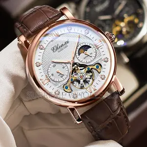 CHENXI 8876 Luxury Automatic Watch - Moon Phase & Tourbillon