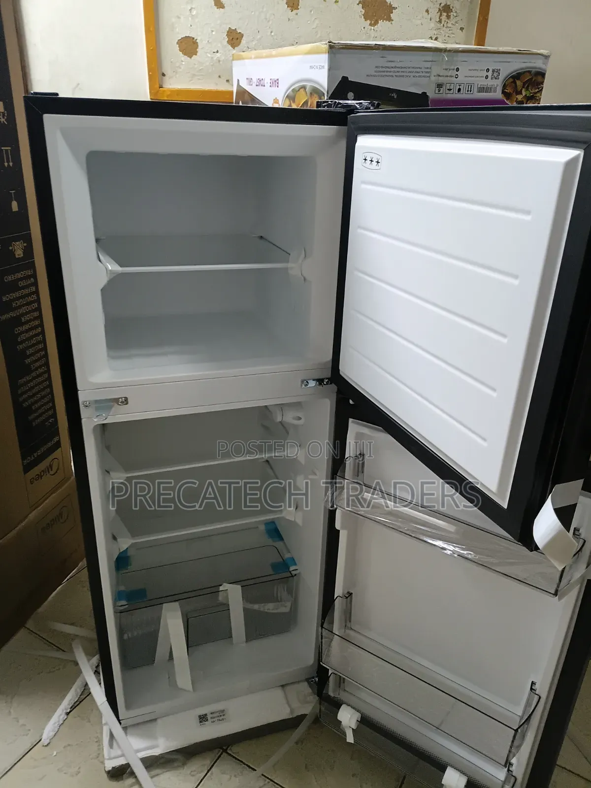 Midea 128L Double Door Fridge – Top Freezer