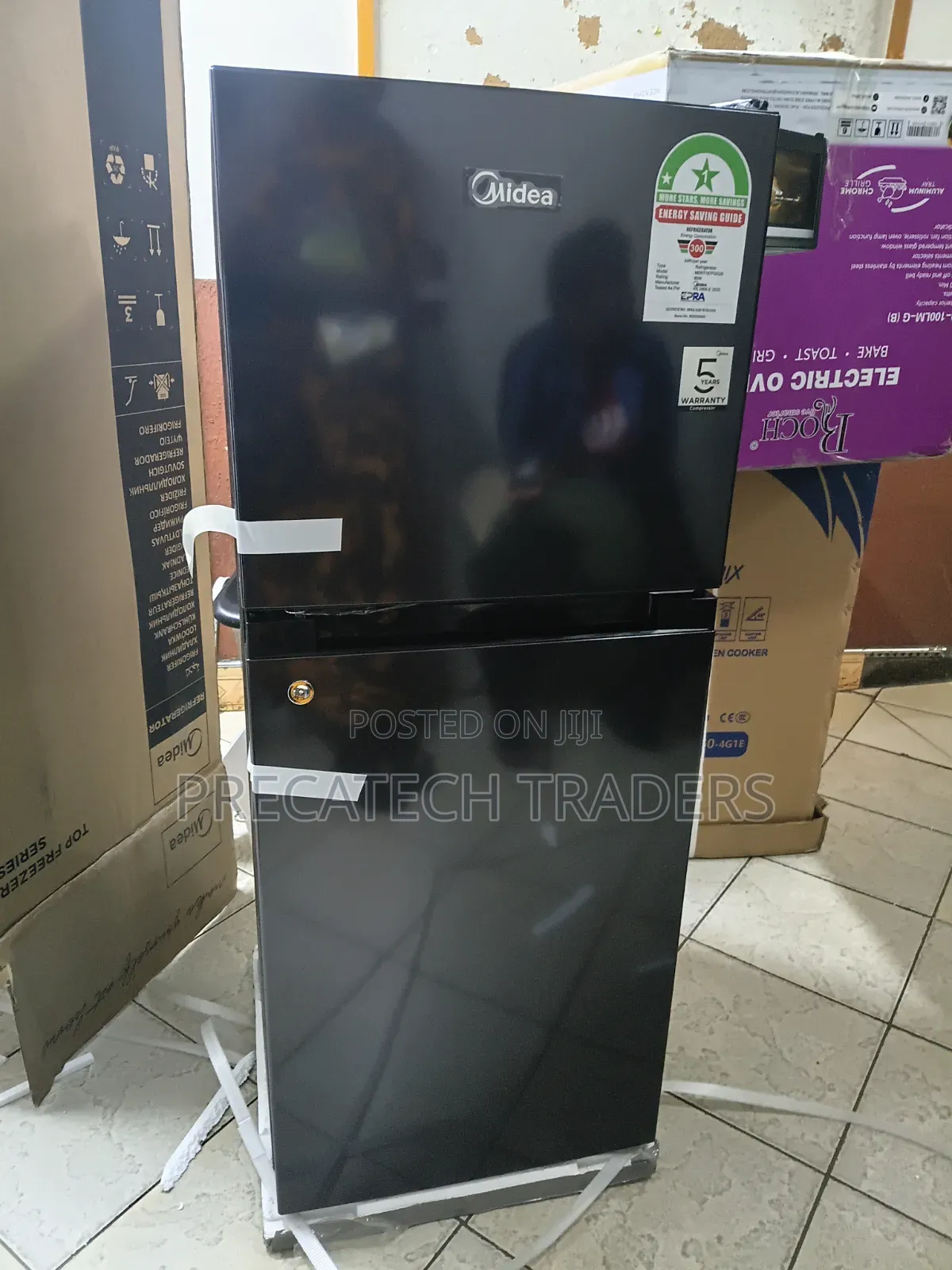 Midea 128L Double Door Fridge – Top Freezer
