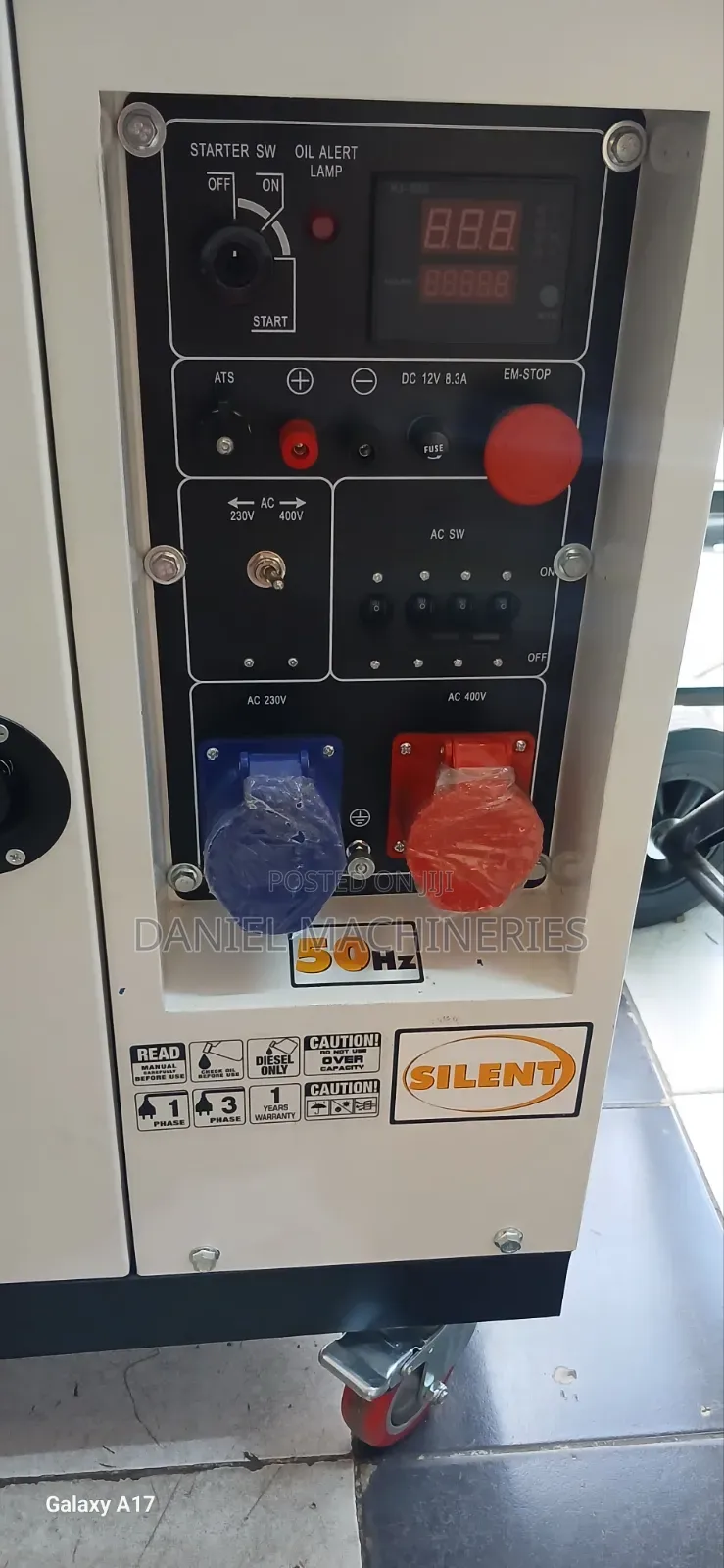 Plisar Silent Diesel Generator 24.5 Kva 25.0 Kva Phase 3