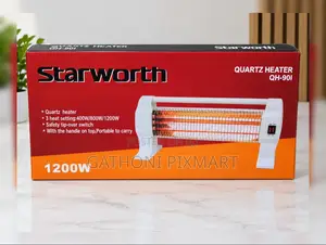 Starworth Quartz Heater 3 Heat Settings 1200W Portable Room Heater