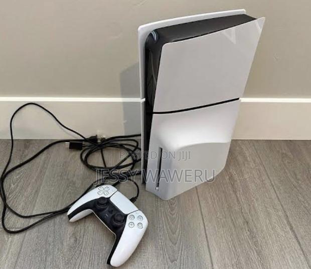 Ps5 Slim With Two Controllers - main view