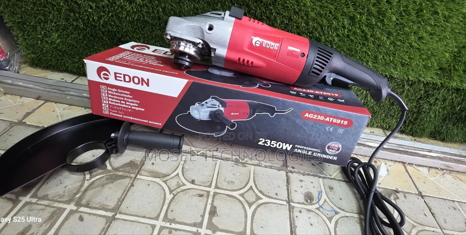 Edon 2350W Heavy-Duty Angle Grinder