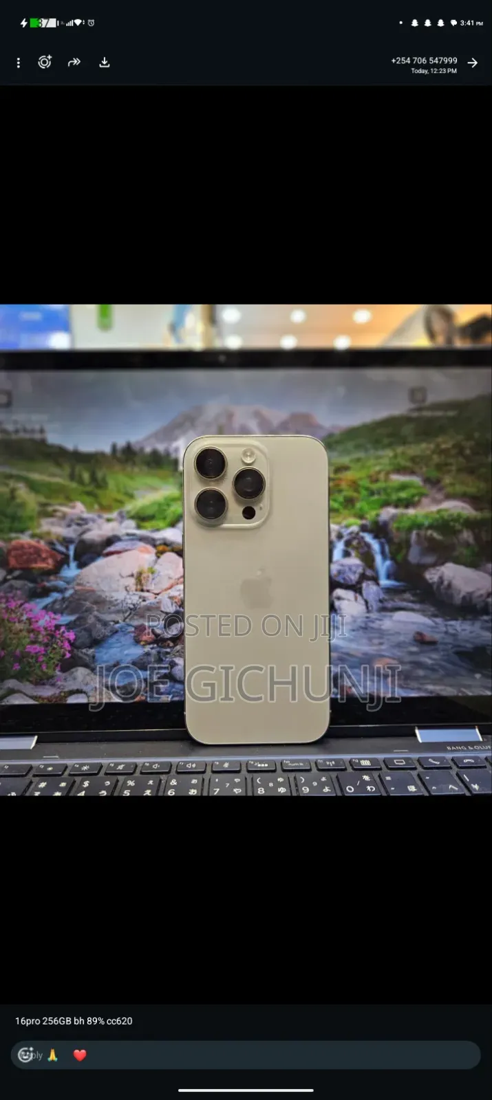 New Apple iPhone 16 Pro 256 GB