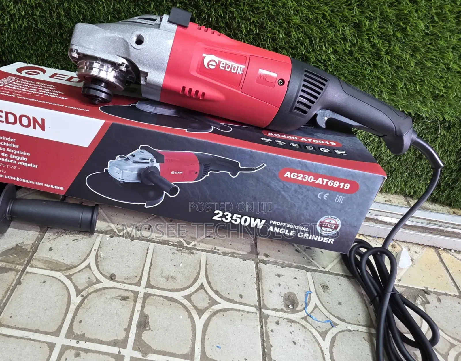 Edon 2350W Industrial Electric Angle Grinder