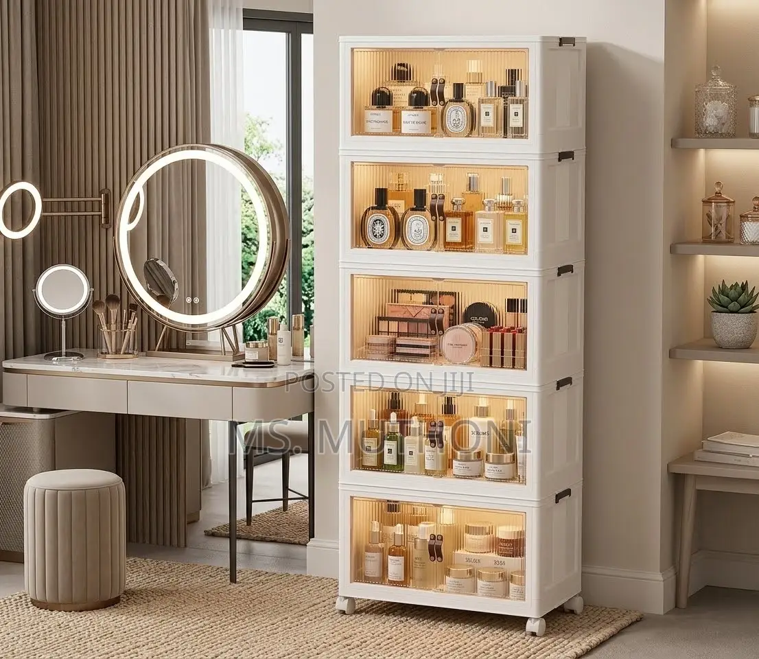 Heavy Duty Portable 5-Shelf Collapsible Storage Unit