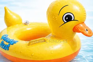 Inflatable Duck Pool Lounger for Outdoor Water Recreation