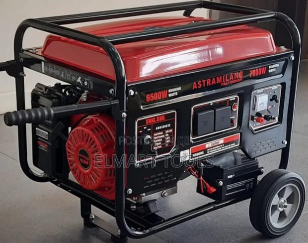 Astramilano 6.5kVA Key Start Petrol Generator. - main view