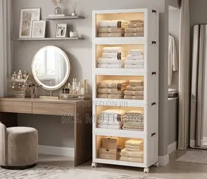 5-Tier Multi-Purpose Rolling Storage Rack