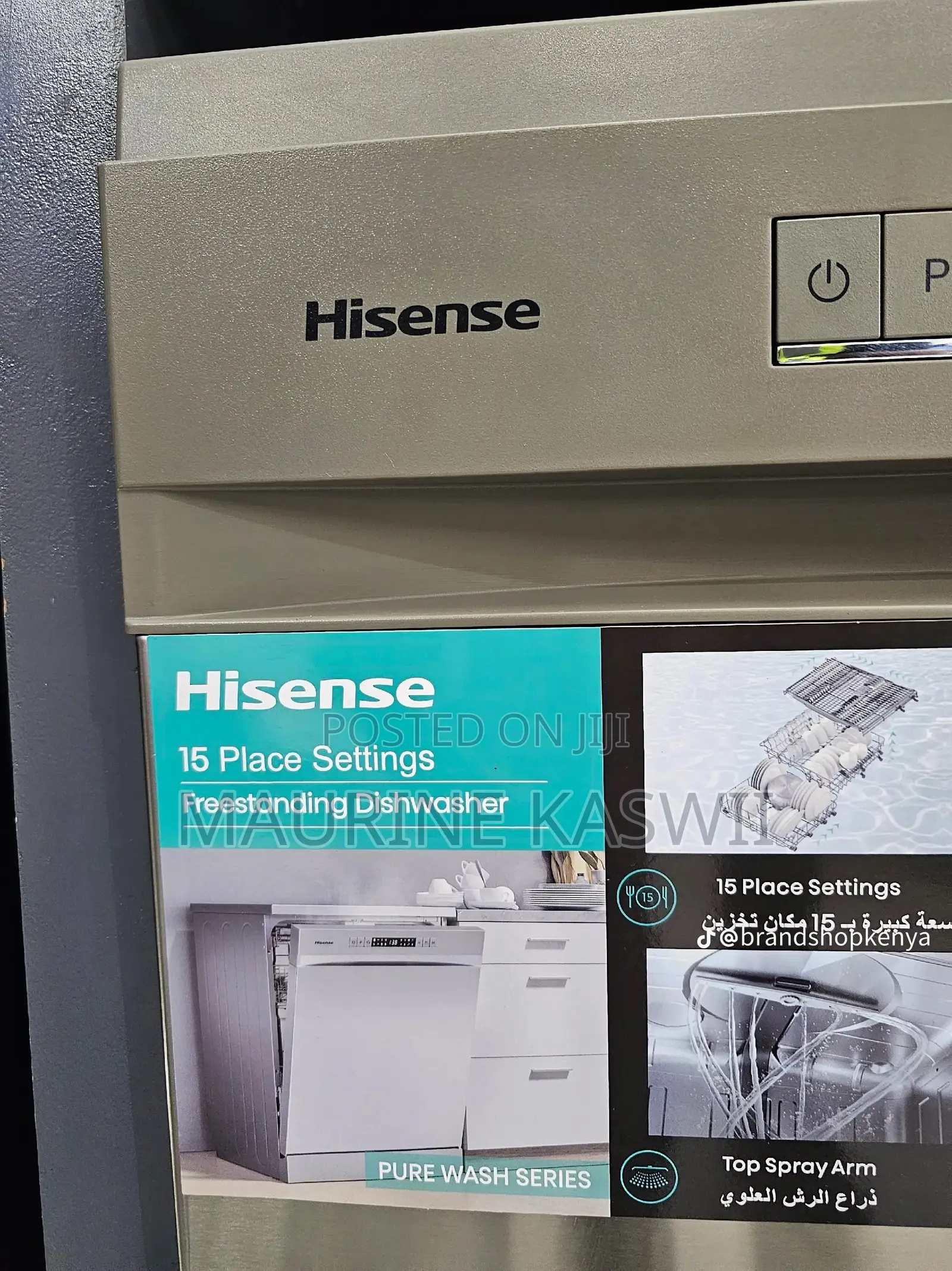 HISENSE SILVER DISHWASHER 15 Place Settings