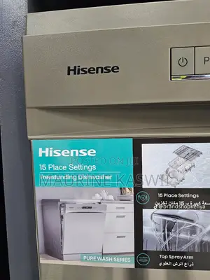 HISENSE SILVER DISHWASHER 15 Place Settings