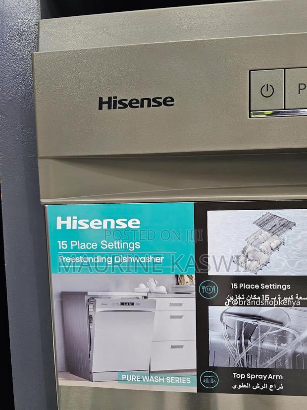 HISENSE SILVER DISHWASHER 15 Place Settings - thumbnail 3