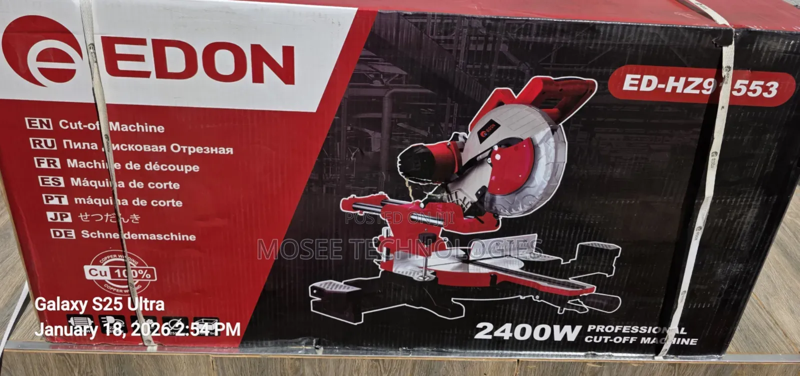 Edon 2400W Sliding Mitre Saw