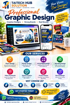 Website Design, Graphic Design, Google Maps & KRA Services