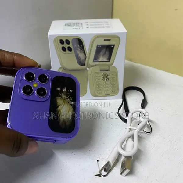 Compact Foldable Design Dual SIM Support I17 Pro Flip Phone