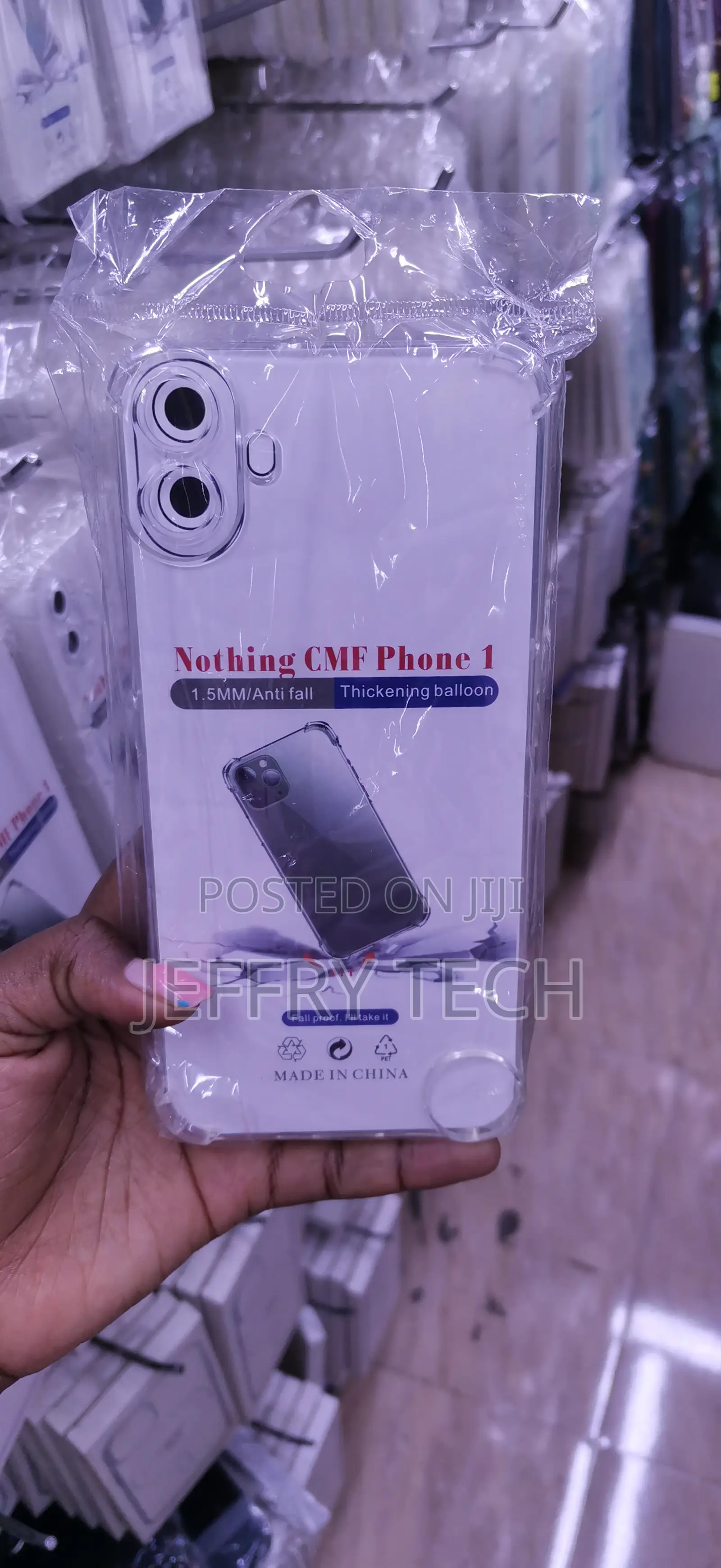 Clear TPU Shockproof Phone Case Designed for the Nothing CMF Phone 1